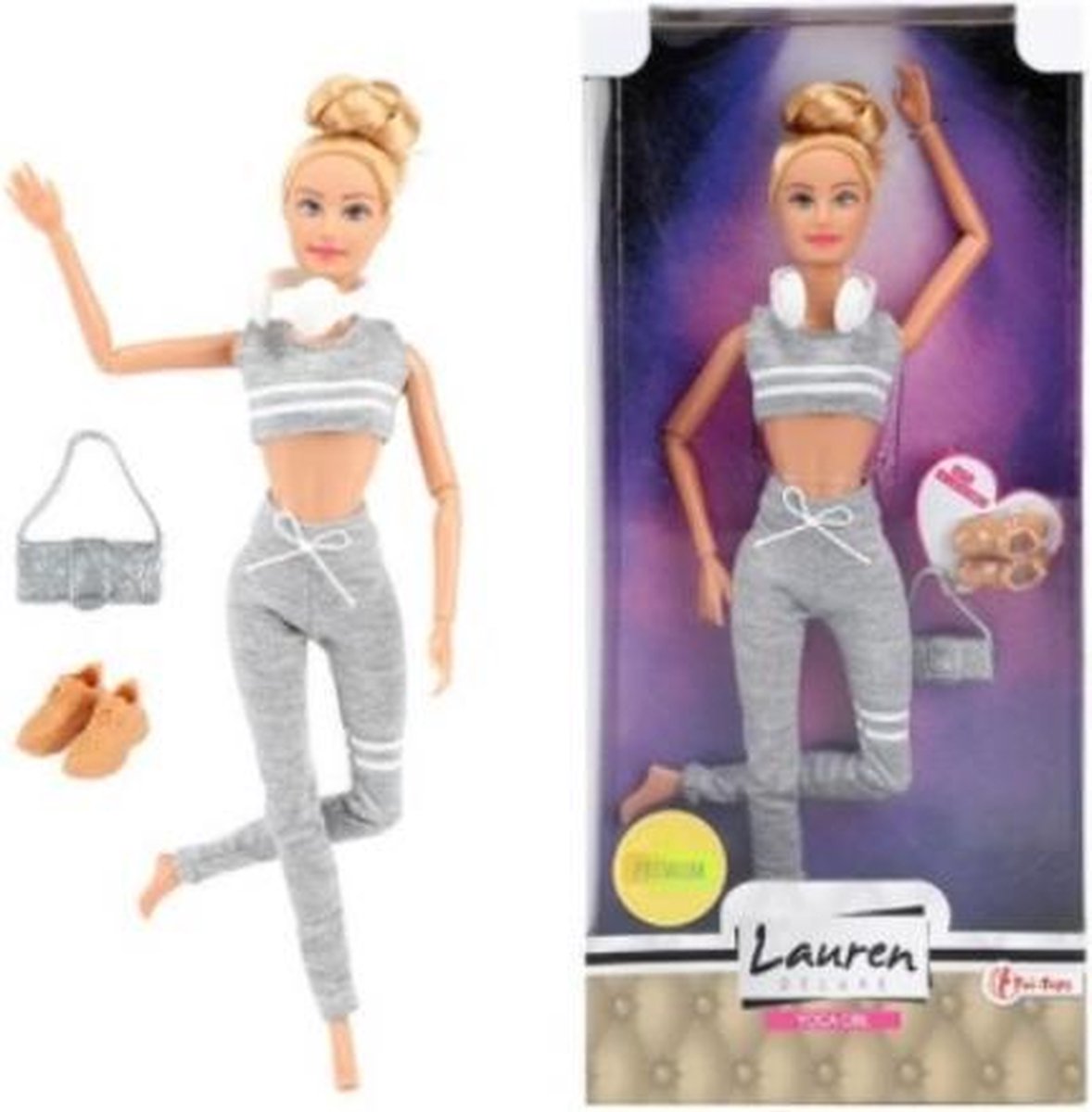 LAUREN Tienerpop Yoga met koptelefoon