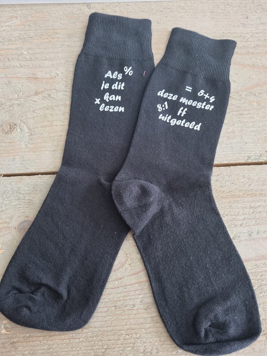 LBM - Sokken voor de meester - 1 paar - one size - zwart