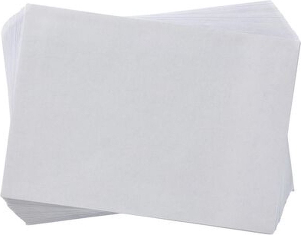 20 Rechthoekige Enveloppen Wit, 11,4 x 16cm