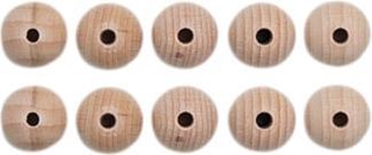 Le Suh Houten Kralen Set 10 Stuks 10 mm