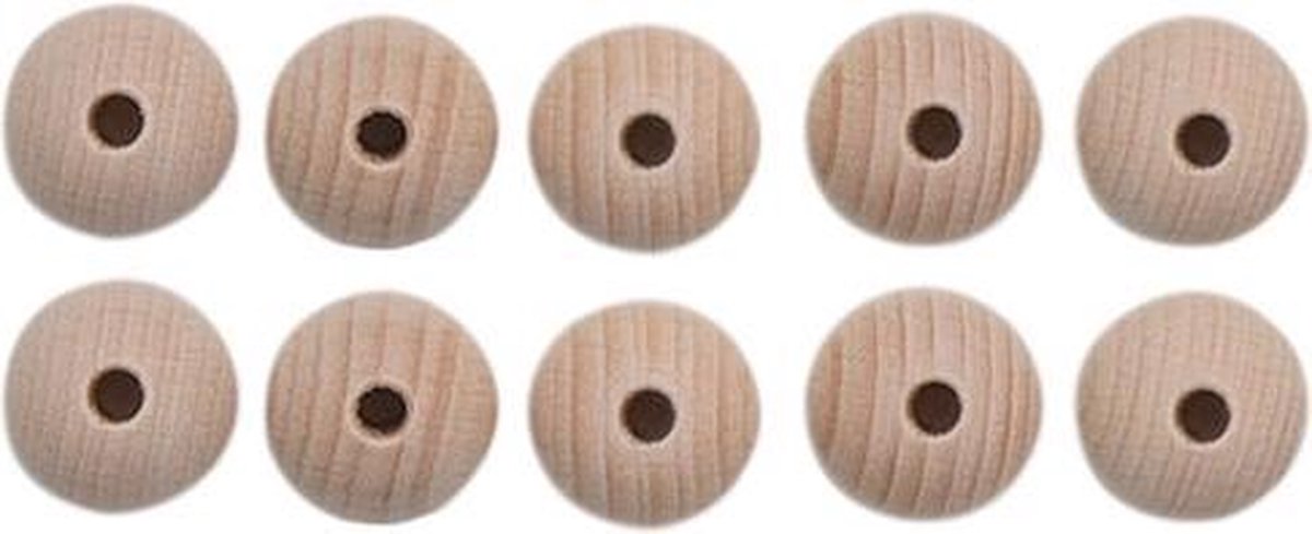 Le Suh Houten Kralen Set 10 Stuks 20 mm
