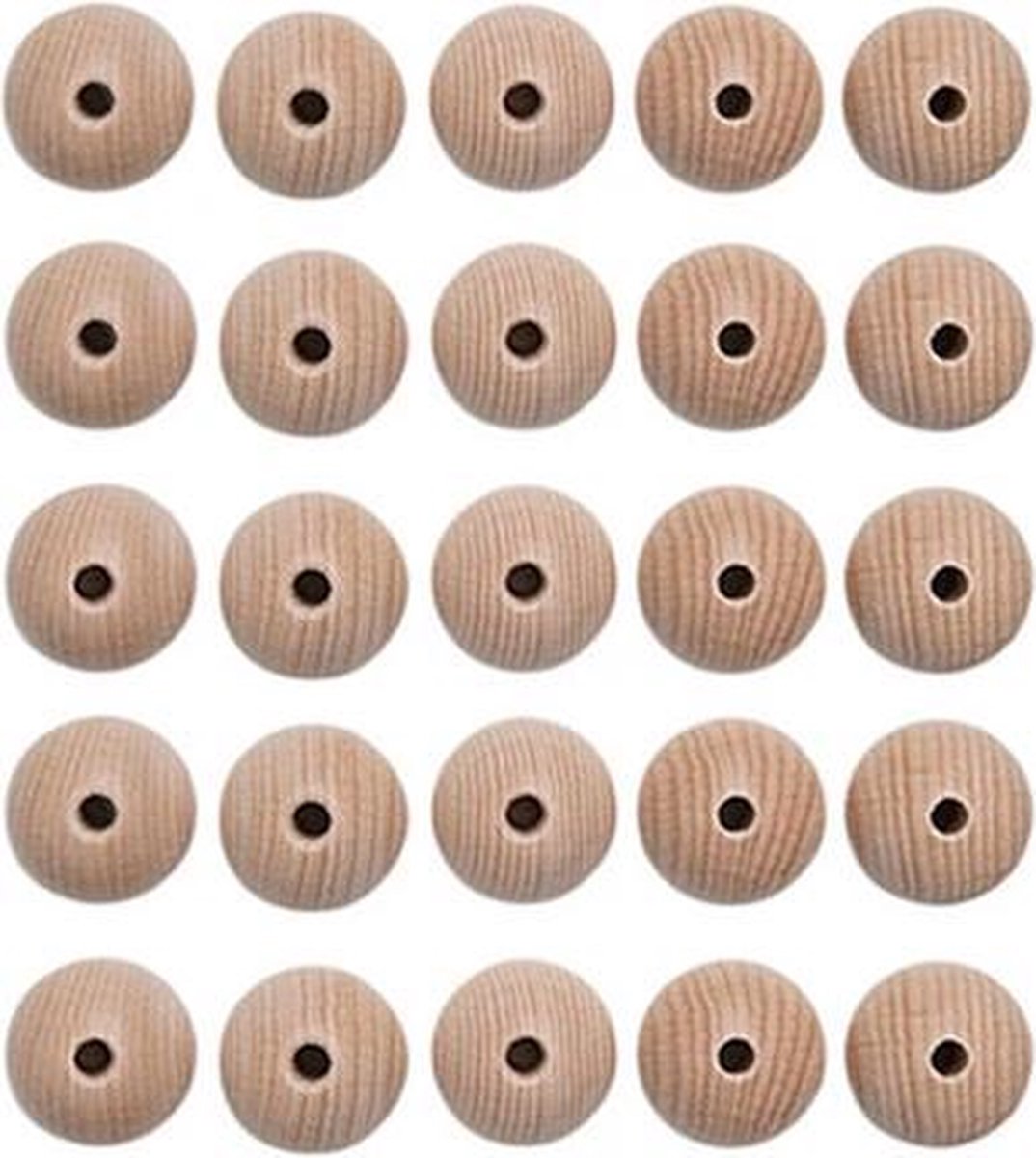 Le Suh Houten Kralen Set 25 Stuks 15 mm