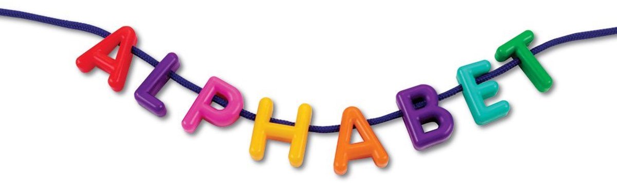 Learning Resources educatief speelgoed - Uppercase Lacing Alphabet multicolor.