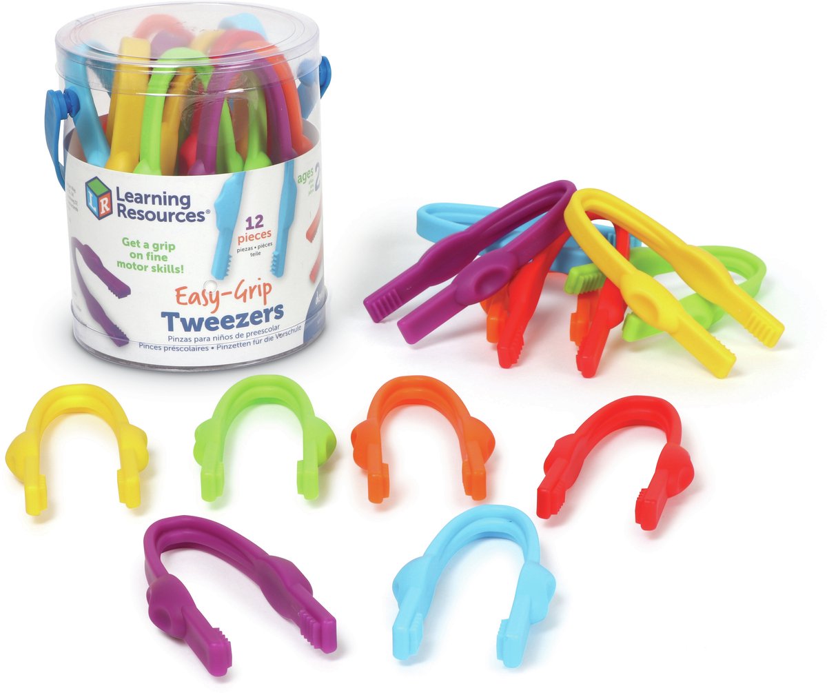 Learning Resources educatief speelgoed Easy-Grip pincet multicolor.