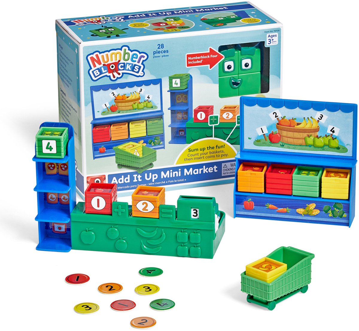 Learning Resources educatief speelgoed Numberblocks Add It Up Mini Market.