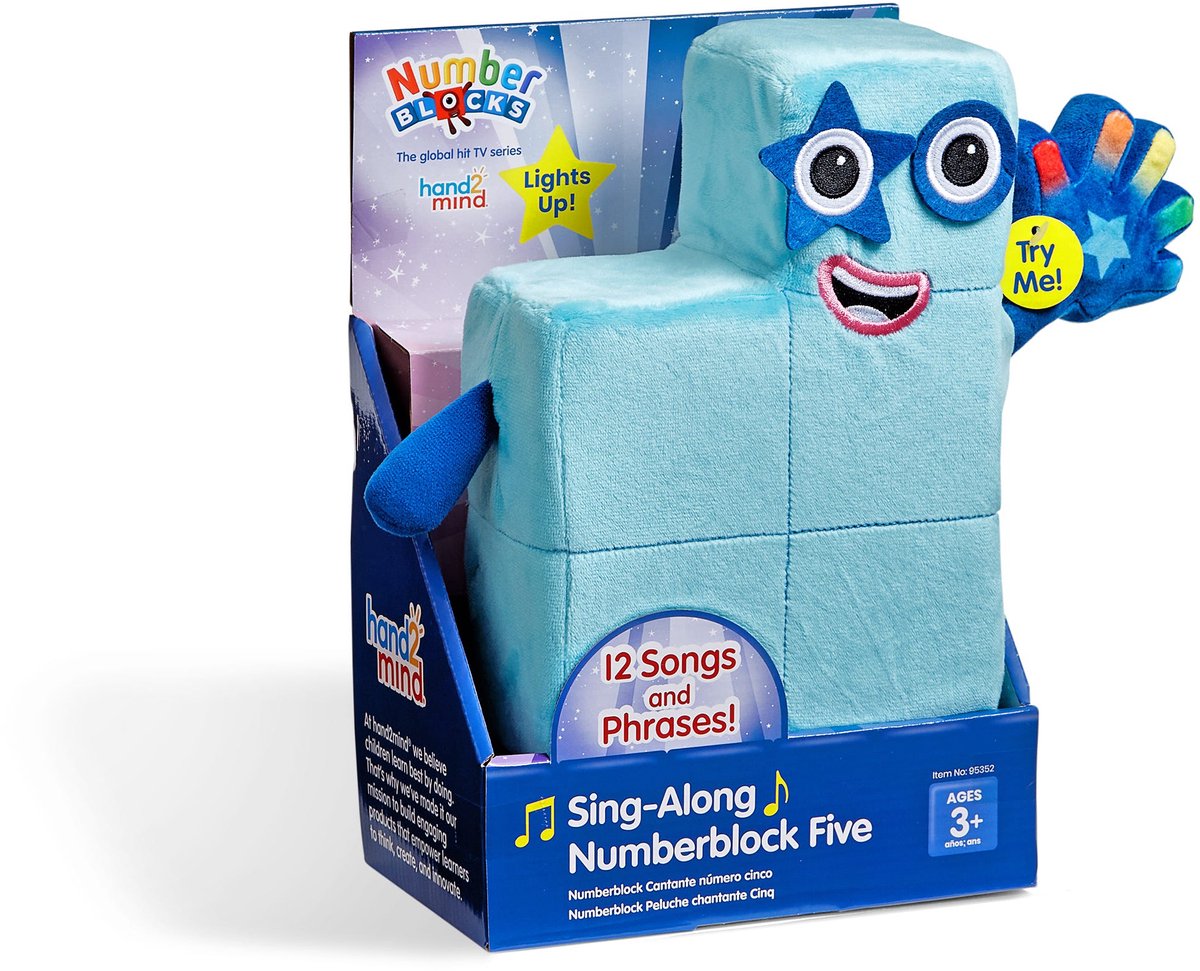 Learning Resources educatief speelgoed Sing-Along Numberblock Five.