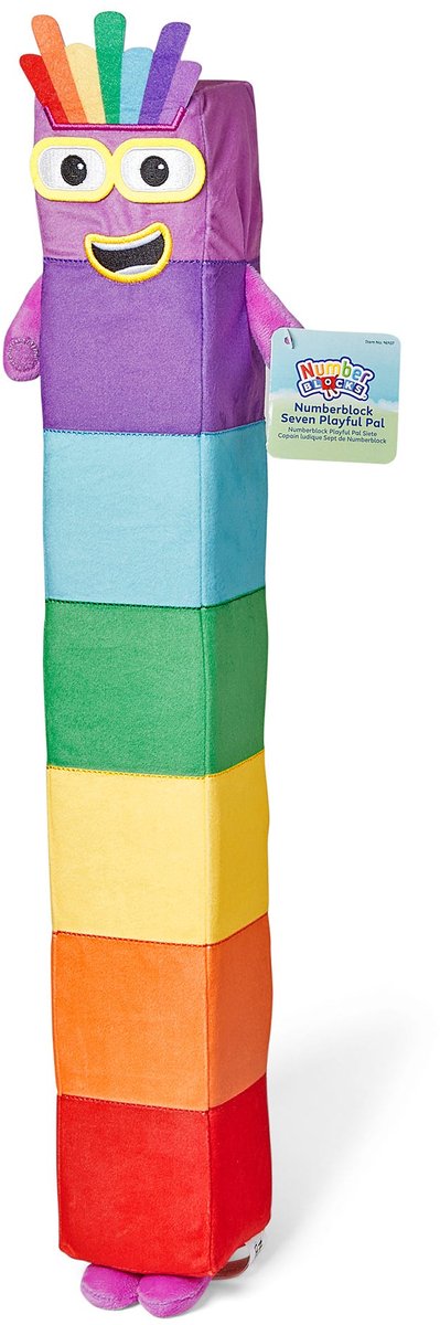 Learning Resources knuffel speelgoed Numberblocks Numberblock Seven educatief.
