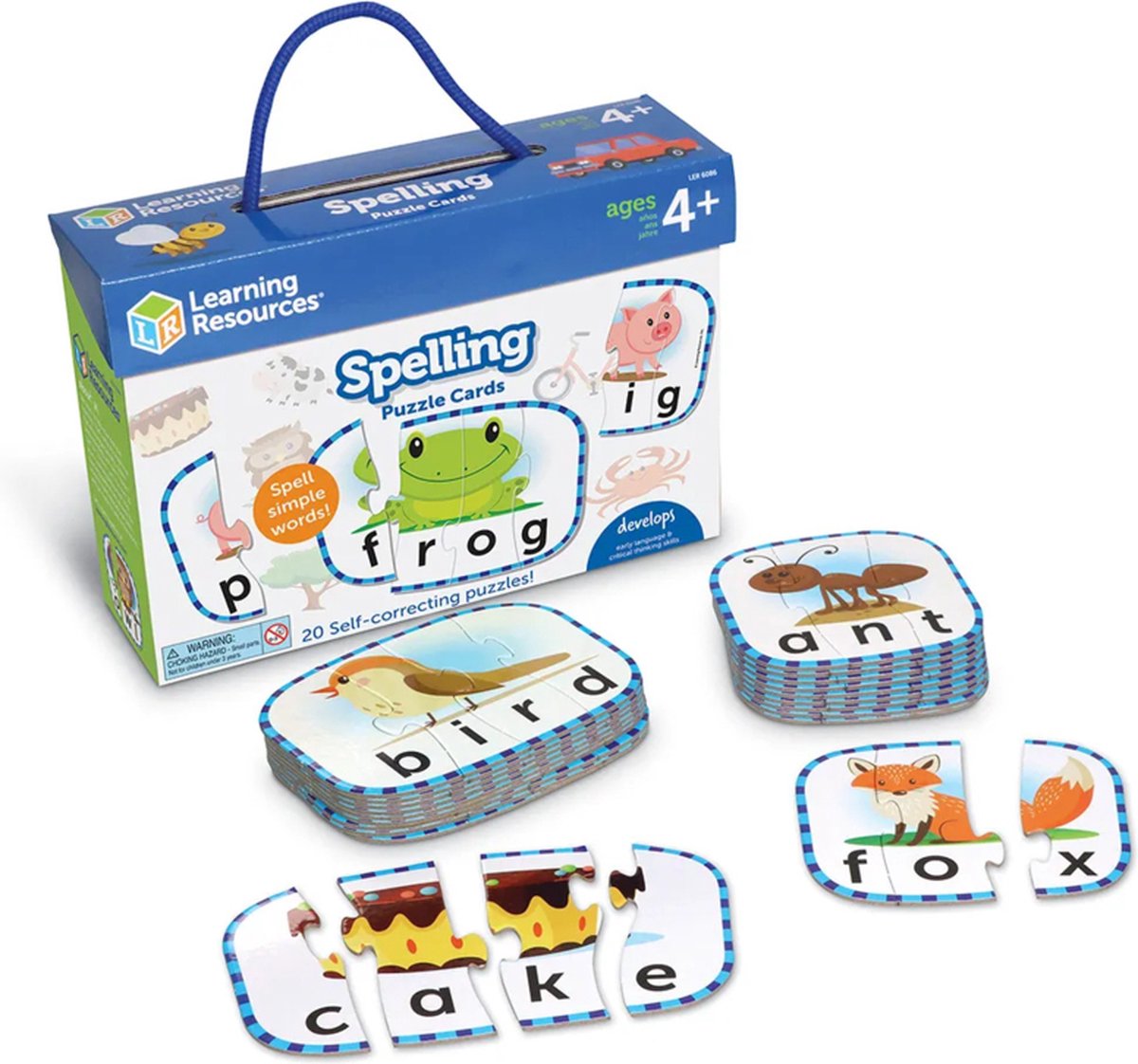 Puzzel kaarten - Spelling (Engels) / Spelling (EN)