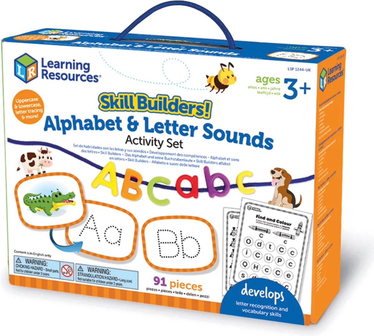 Skill Builders! Alfabet & letterklanken - activiteiten set (Engels) / First Skills Alphabet & letter sounds activity set (EN)