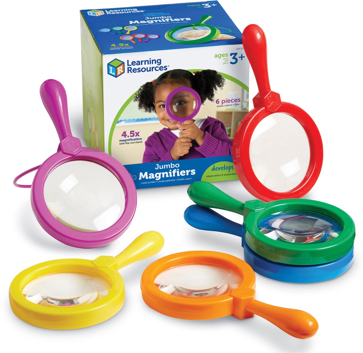 Vergrootglas voor kinderen (set van 6 st.)