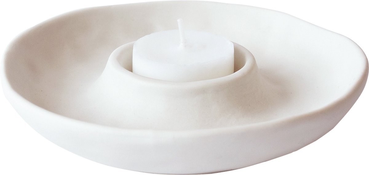 Leeff Theelicht Houder Twan - Wonen - Woonaccessoires - Kerst - Cadeau - Porselein