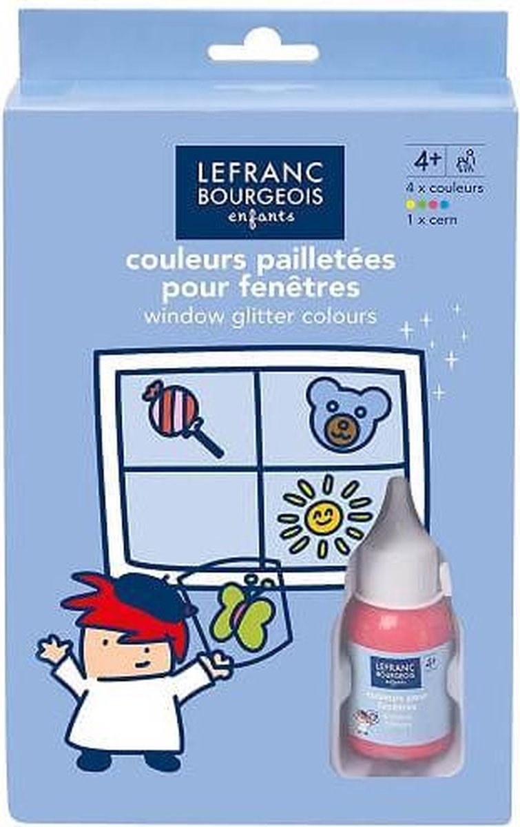 Junior Raamverf Schilderset Glitter