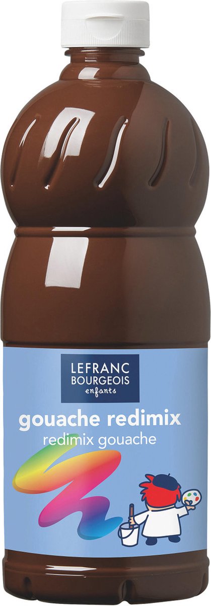 L&B Plakkaatverf Redimix Burnt Umber 1L