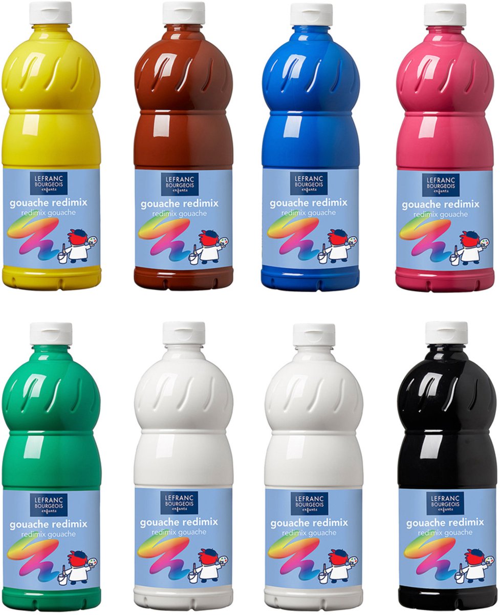 L&B Plakkaatverf Redimix Turquoise Blue 1L