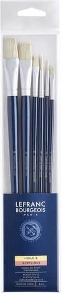 Lefranc & Bourgeois Fine Oil brush Penselenset 1 Varkenshaar