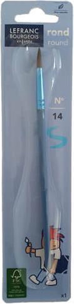 Lefranc & Bourgeois Junior Penseel Rond nr 16 Ponyhaar