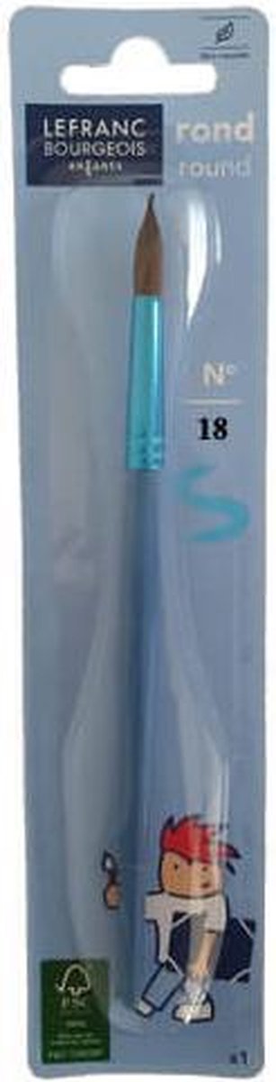 Lefranc & Bourgeois Junior Penseel Rond nr 18 Ponyhaar