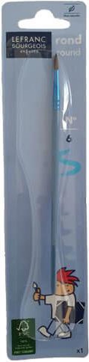 Lefranc & Bourgeois Junior Penseel Rond nr 8 Ponyhaar