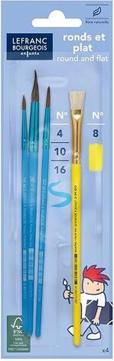 Lefranc & Bourgeois Junior Penselen Set 1