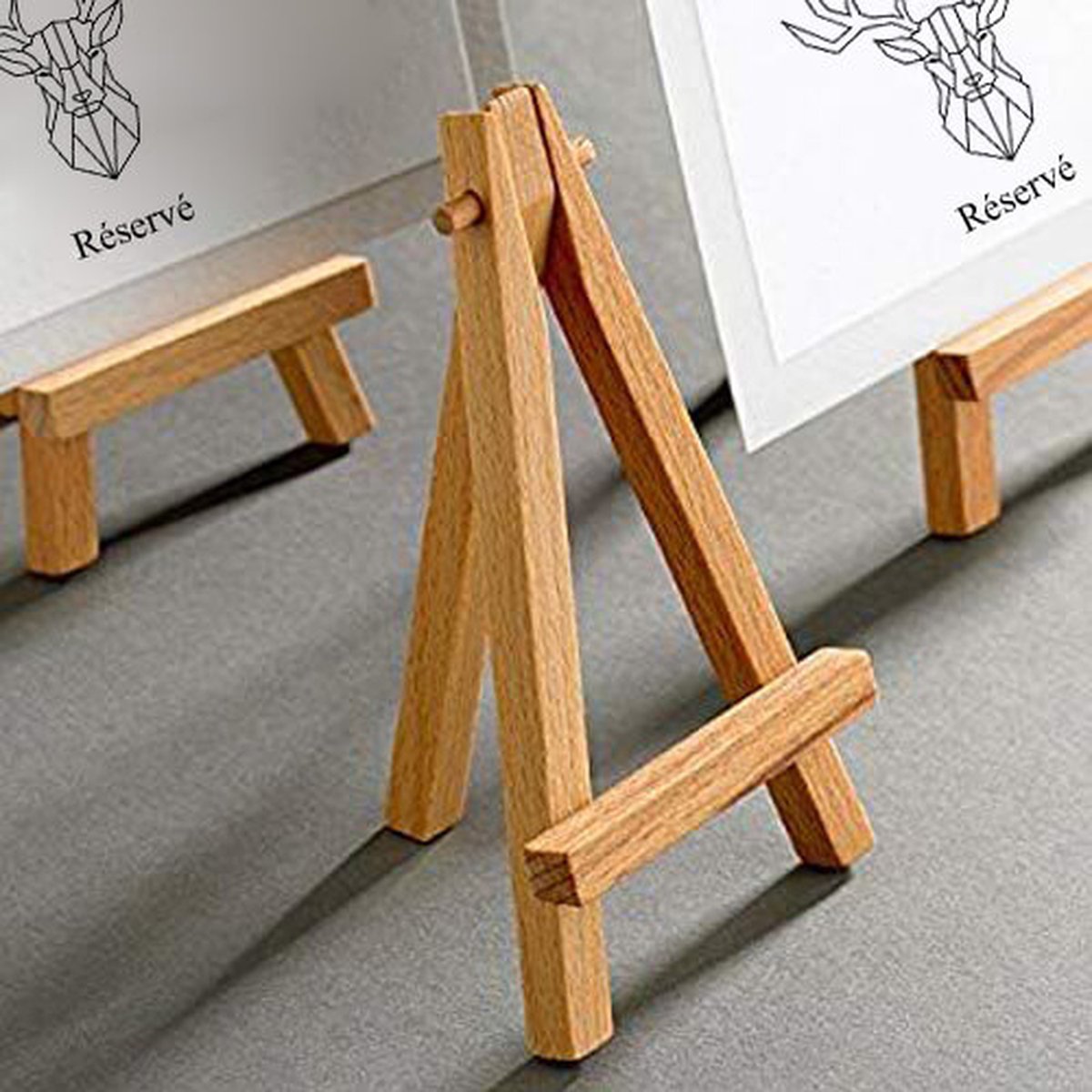   Mini Decoratie Ezel Set 2 Stuks