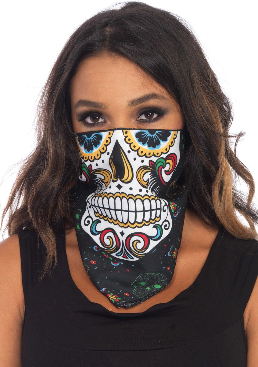   2165 Sugar skull bandana