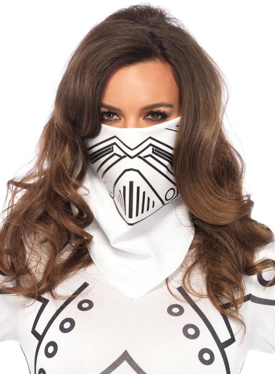   robot bandana Model 2156 (wit/zwart)