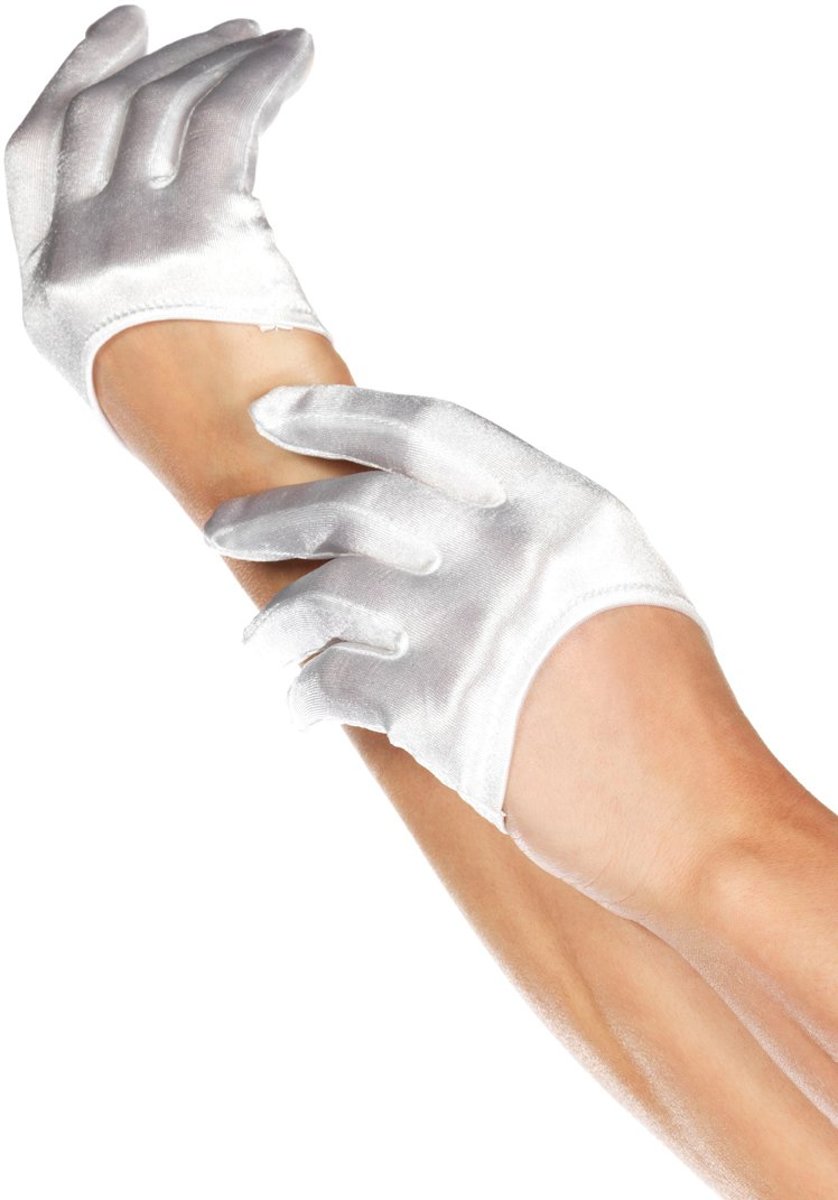 Mini rode handschoenen voor volwassenen  - Verkleedattribuut - Model 2137 One size (rood)