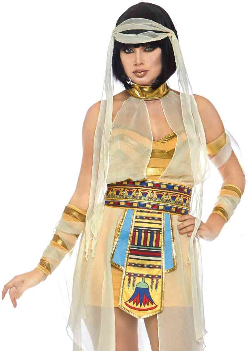 Nile Mummy dames kostuum multicolours - S - Leg Avenue