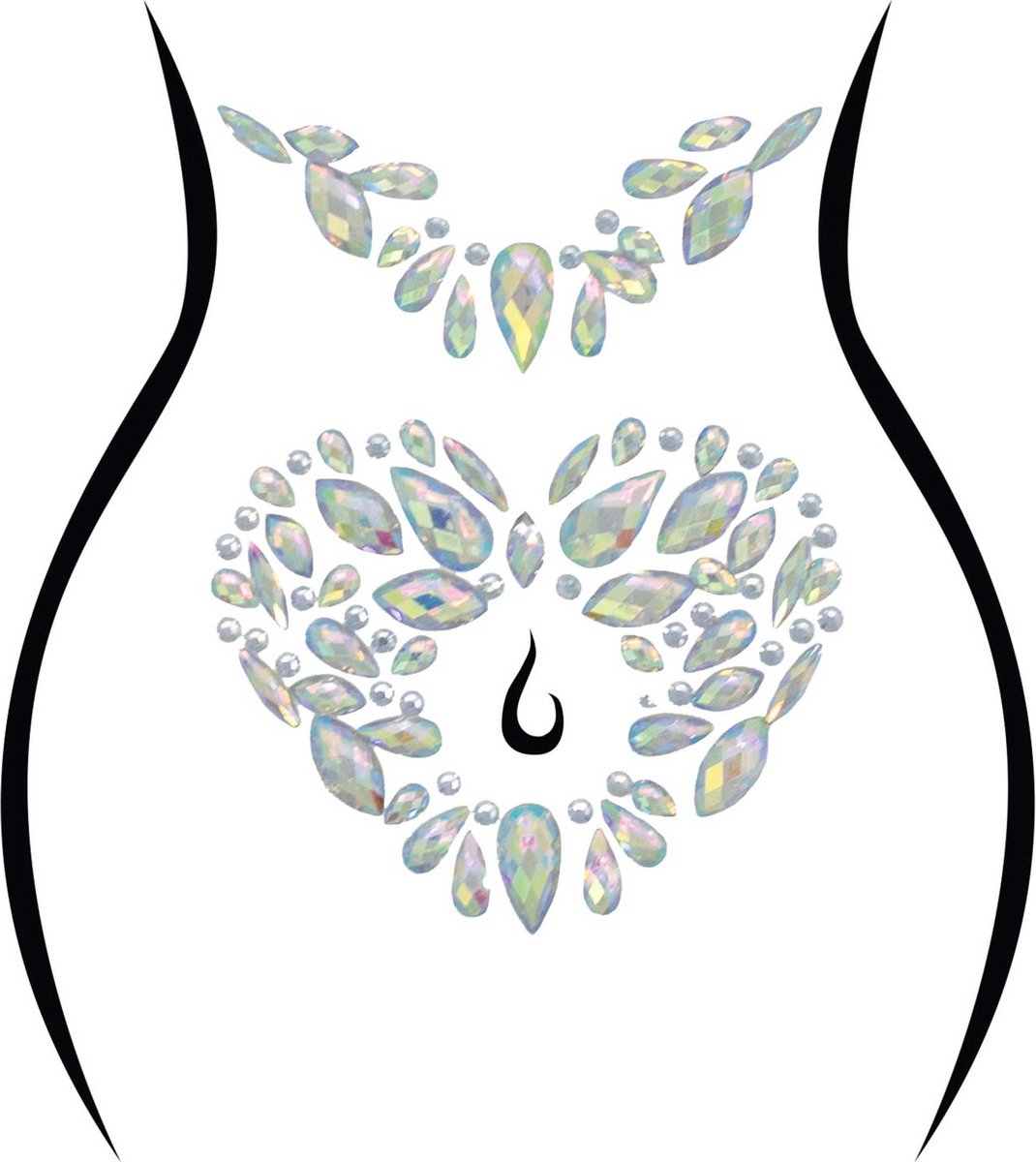 Novalie body jewels sticker