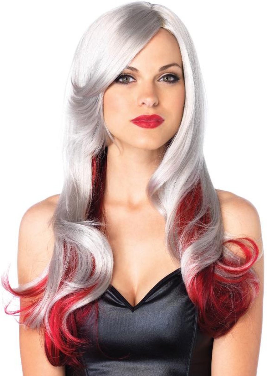 Twee Kleuren Pruik