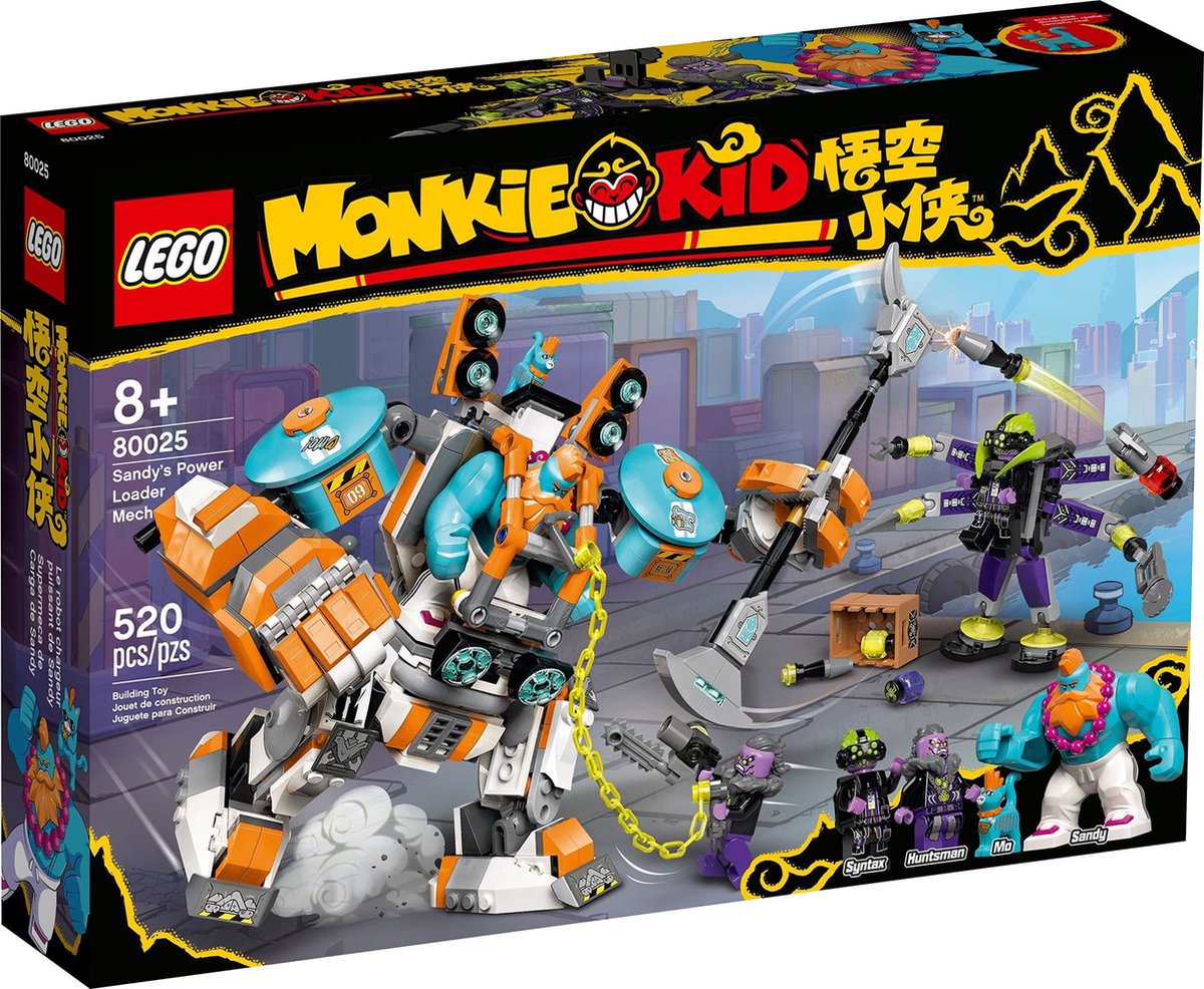 LEGO Monkie Kid™ 80025 Sandy’s Power Loader Mecha