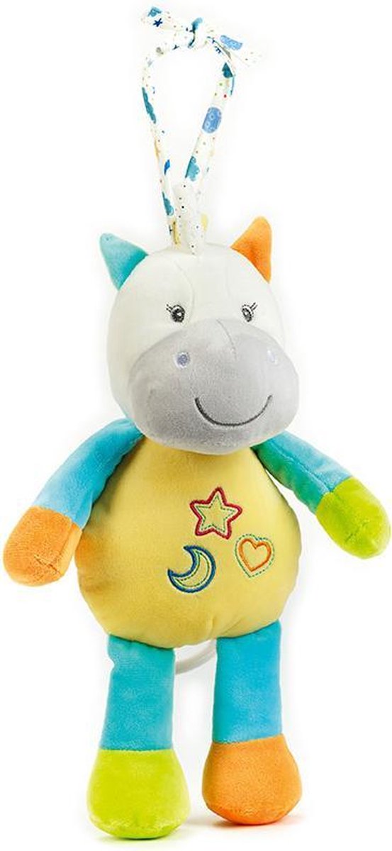 Lelly Rammelaar Paard Carillon Junior 28 Cm Pluche Geel
