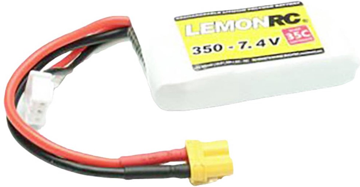 LemonRC LiPo accupack 7.4 V 350 mAh Aantal cellen: 2 35 C Softcase XT30