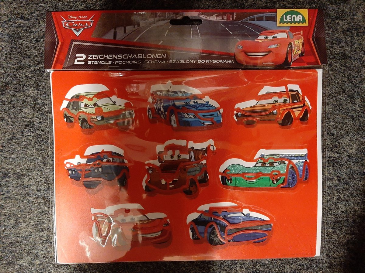 Cars sjablonen 2 stencils