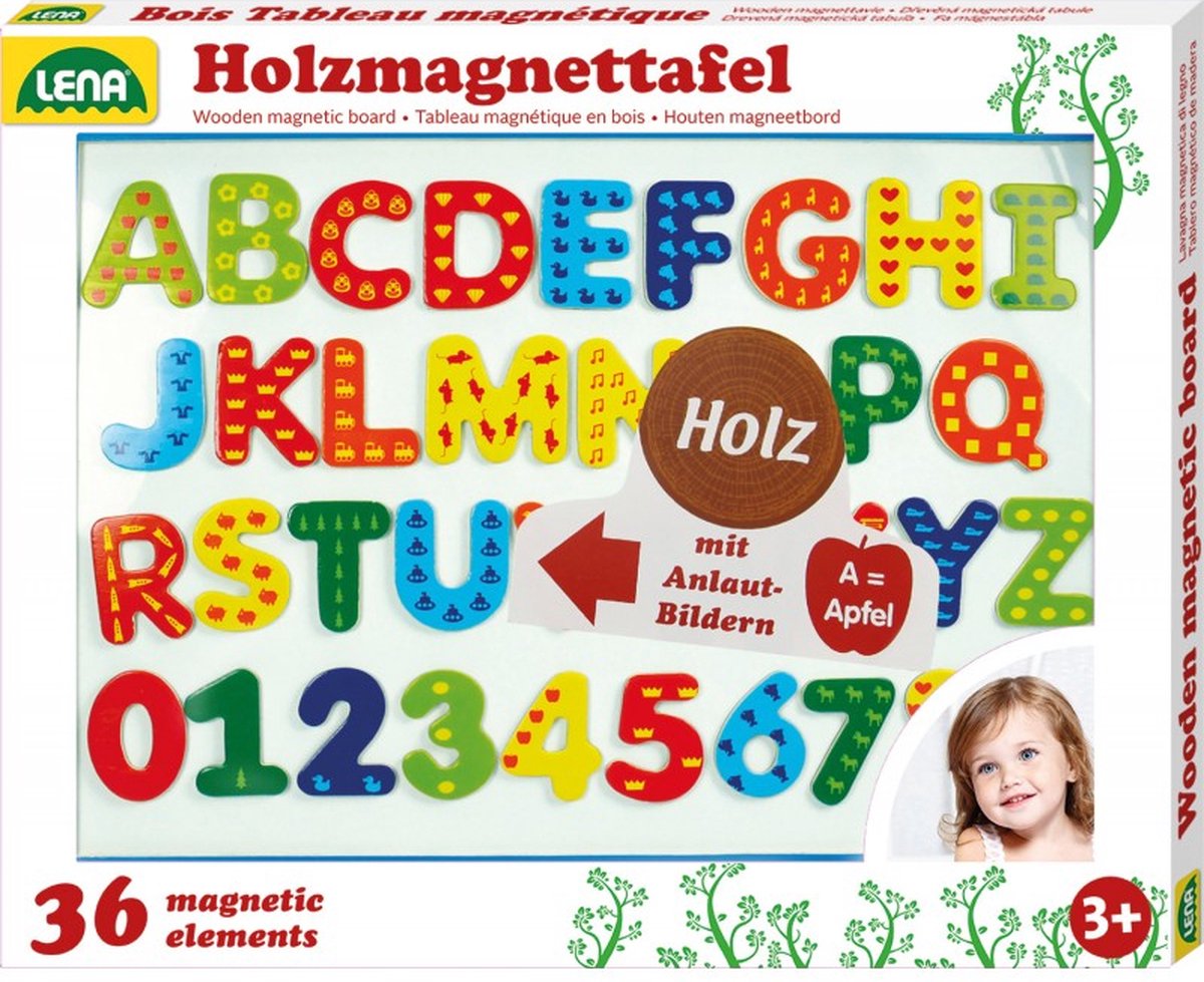 Holz Magnettafel ca. 44x35 cm