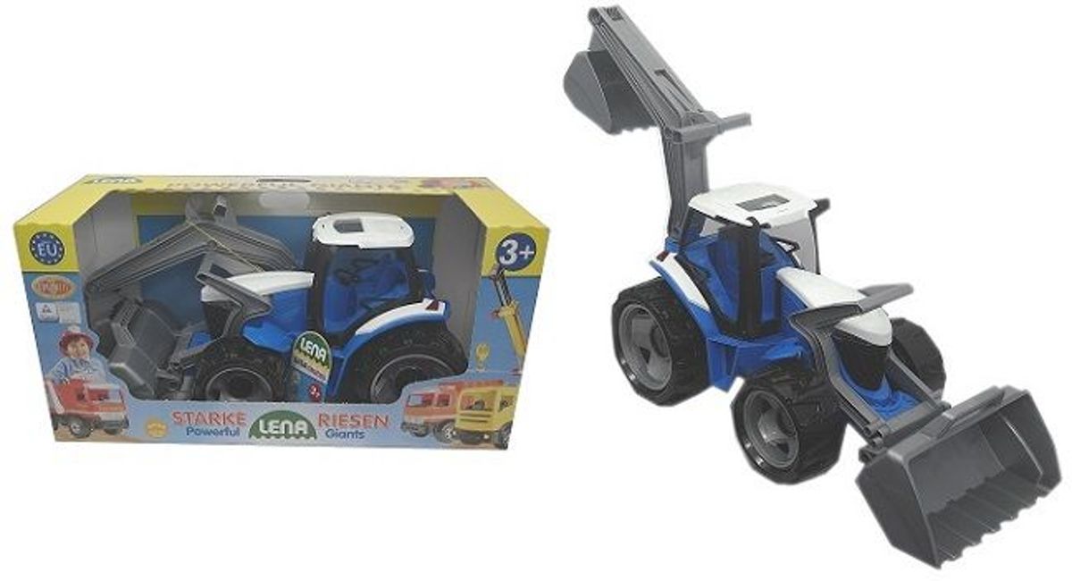 LENA Tractor met een schop en een graafmachine
