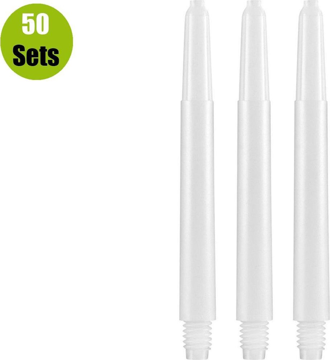 Nylon Shafts White (50 Sets) - X-Short
