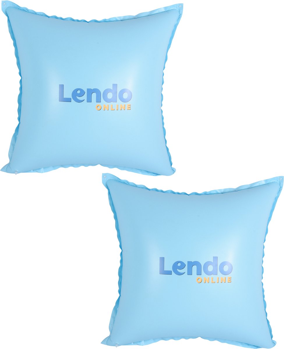   winterkussen voor zwembad afdekking zwembadkussen kussen voor zwembad luchtballon voor afdekzeil PVC 2 stuks Blauw