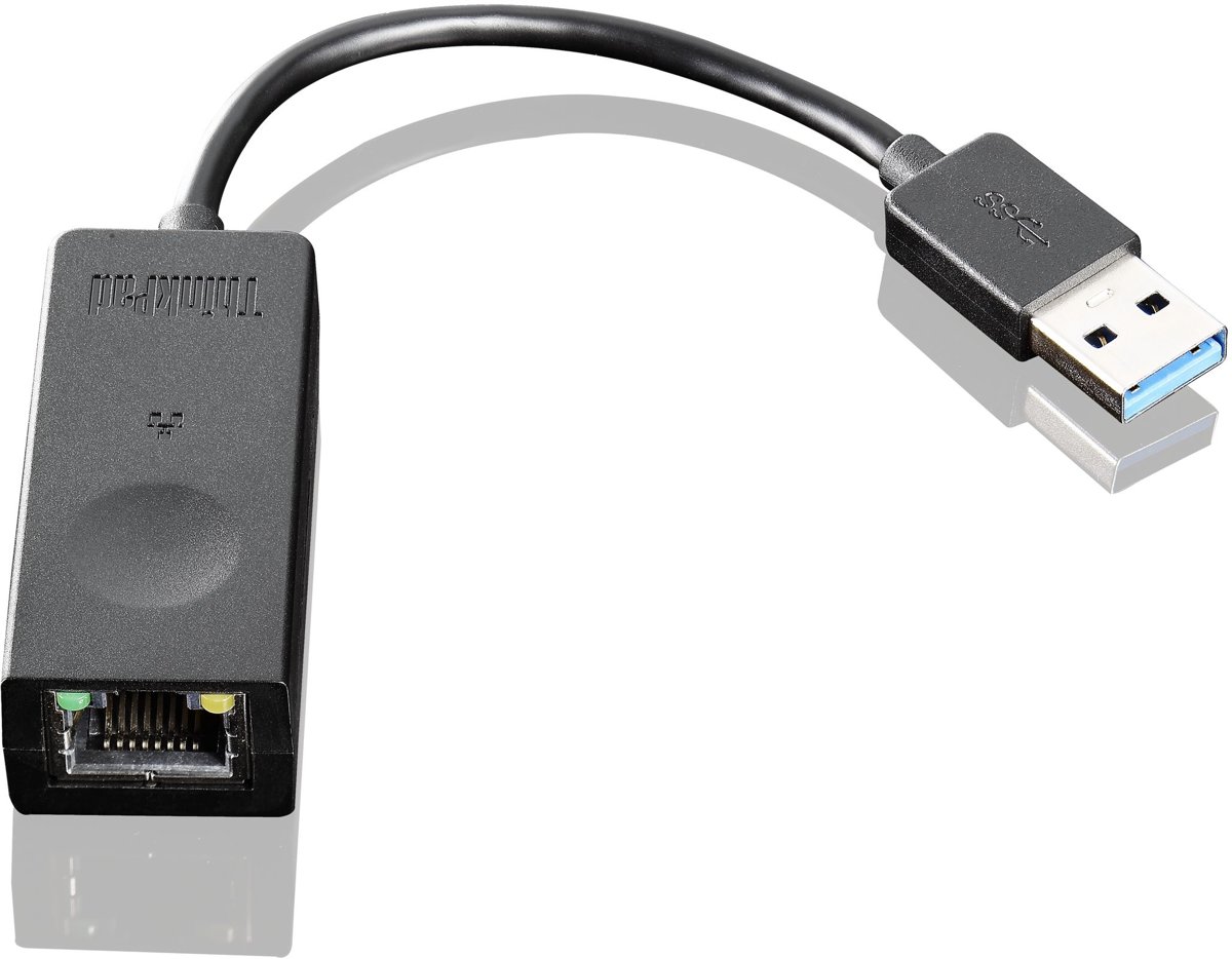 Lenovo ThinkPad USB 3.0 Ethernet Adapter - Compatible met Windows