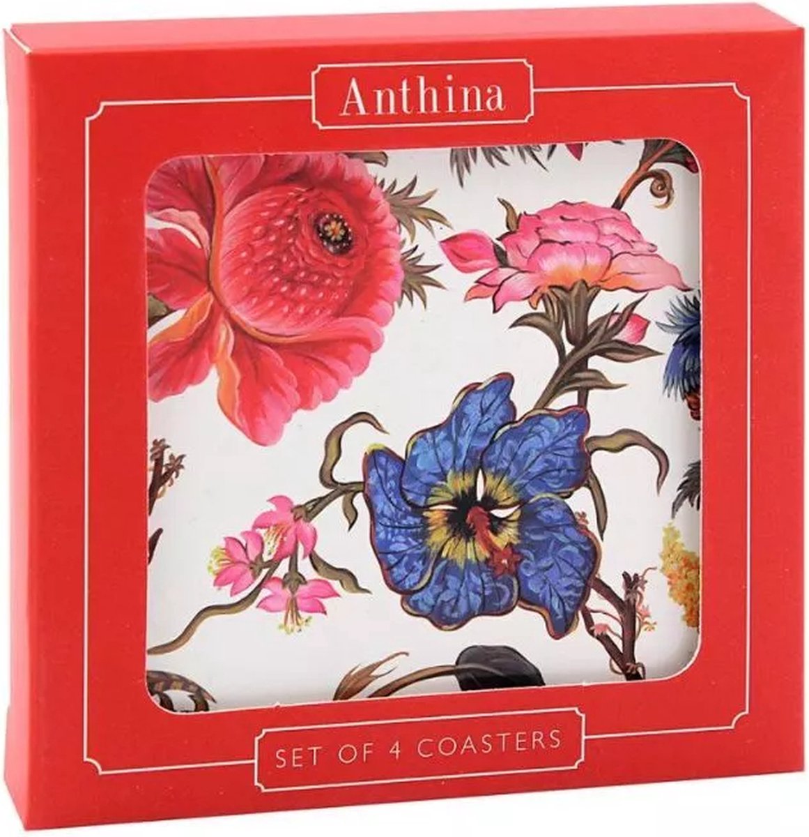 Lesser & Pavey Anthina Onderzetters 4 Stuks