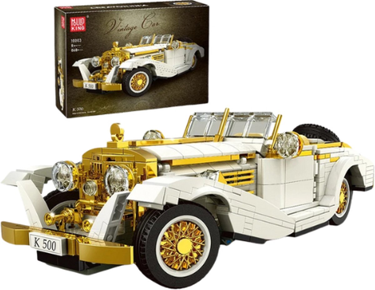 Leonova® - mould king technic- speelgoed autos jongens - sinterklaas cadeau- 31x12x8.5 cm - educatief - vintage - 868 stuks - 8+