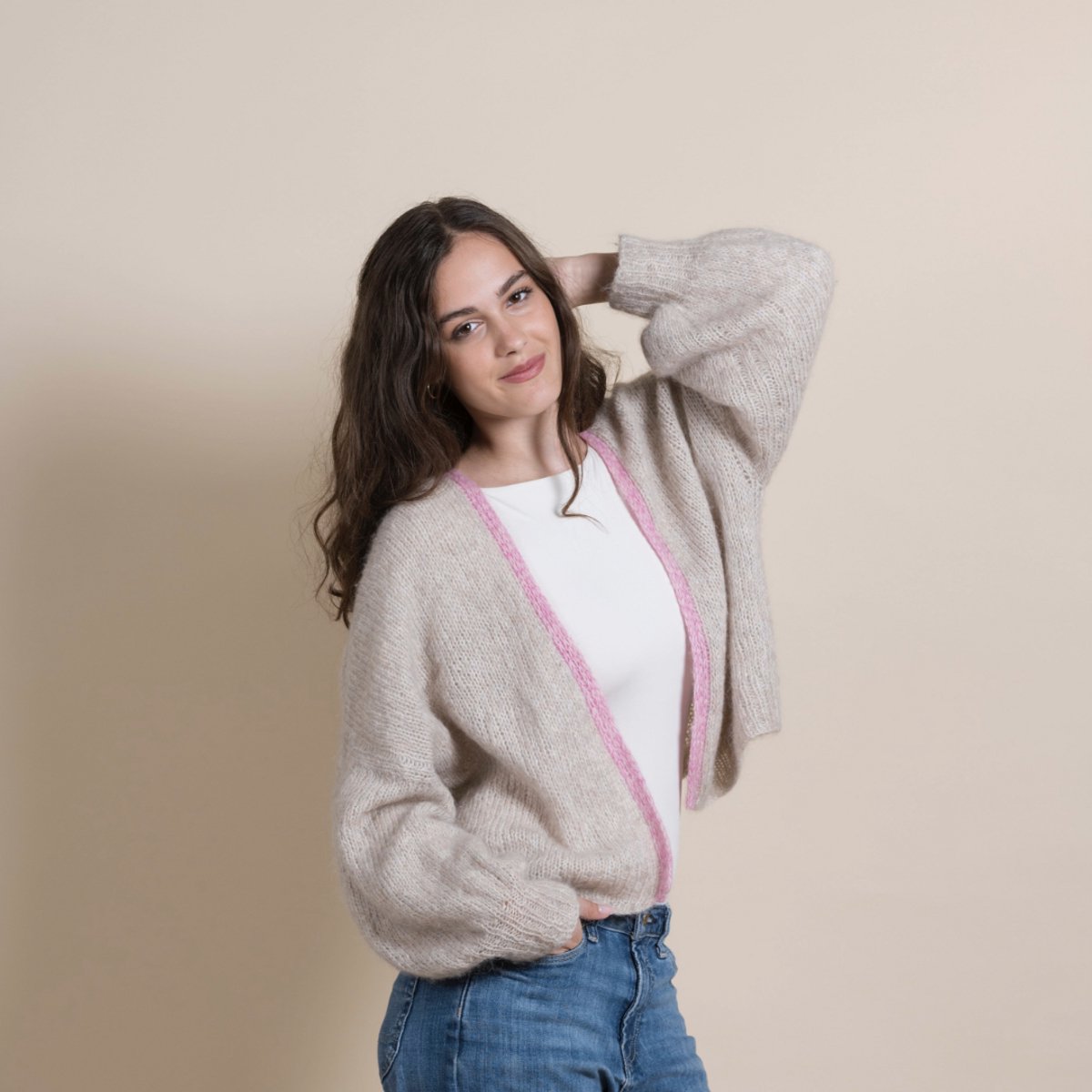 Breipakket-Maxi Cardigan-Damestrui-Alpaca+wol+katoen