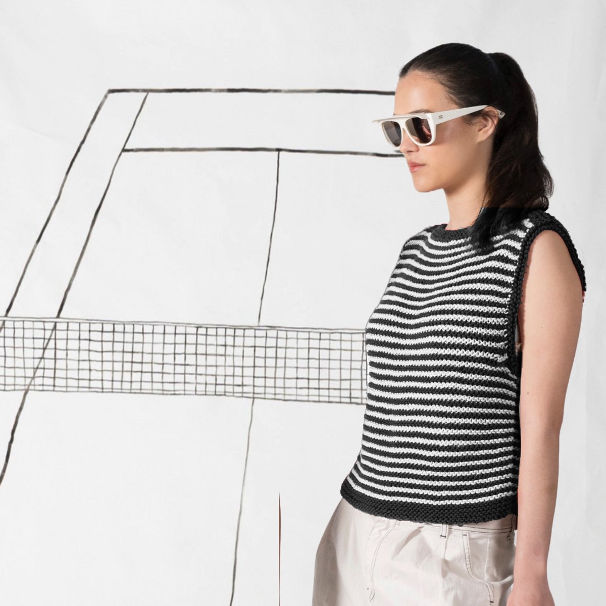 Breipakket-Les Cousines-My first knit top- All-in breipakket voor beginners- bio katoen