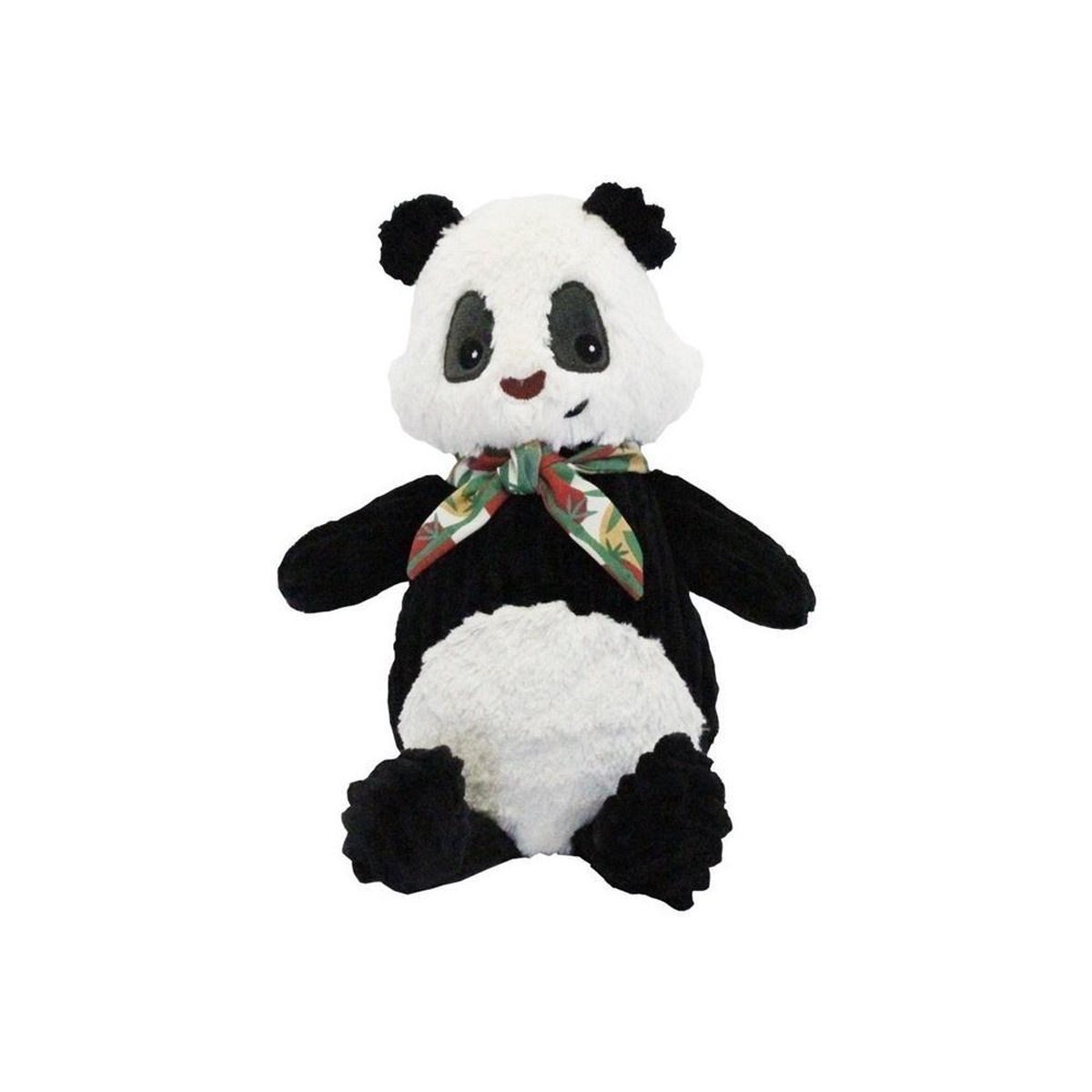 Les Deglingos Knuffel Panda In Doos Zwart/wit 33 Cm