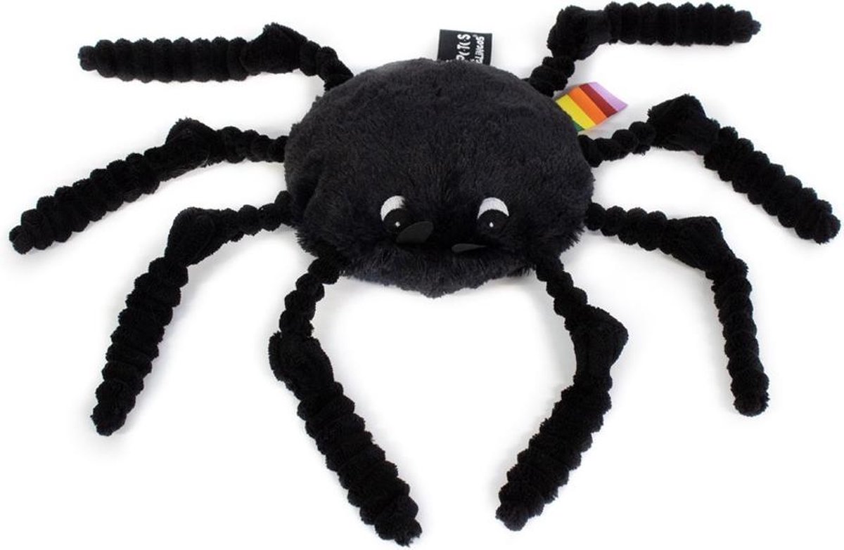Les Deglingos Knuffel Spin Zwart 15 Cm