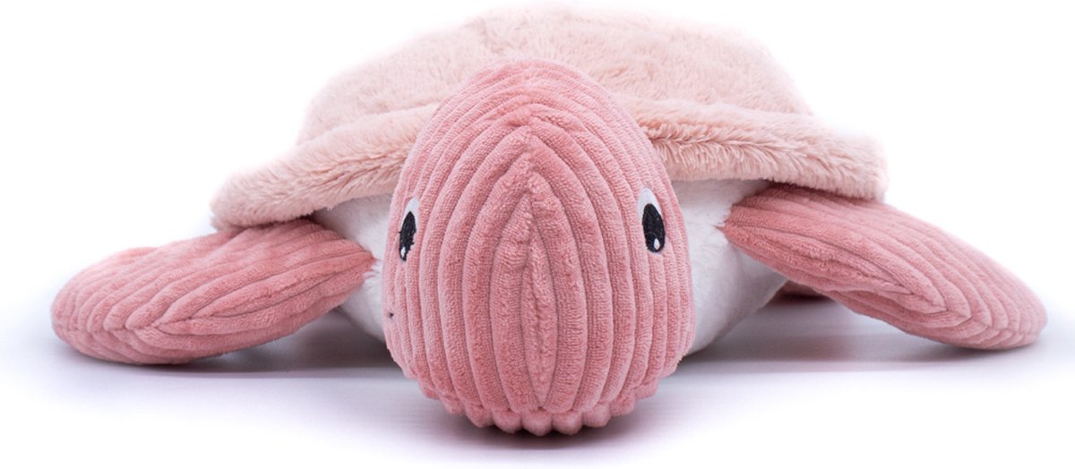 Les Déglingos - Knuffel - Reuze schildpad - Roze