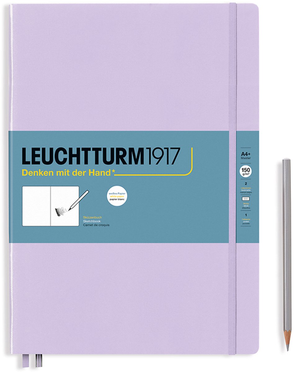 Leuchtturm1917 A4+ Master Schetsboek met harde kaft Lilac
