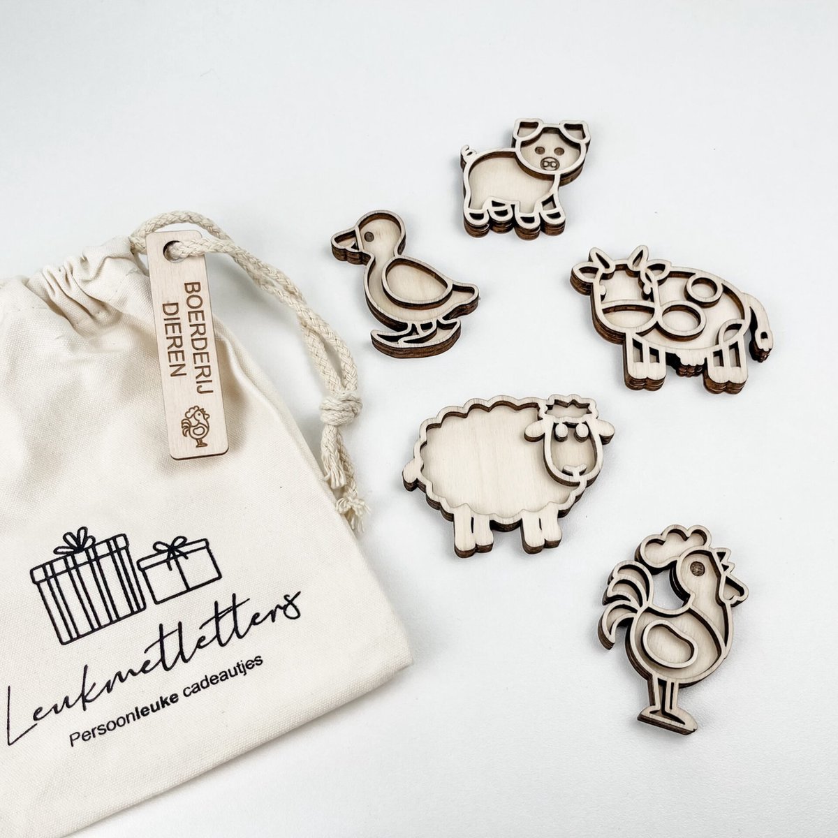 Stempel - Vultray- zand - Boerderijdieren - Speelbak - Sensorisch - Speelrijst - Montessori - Open ended