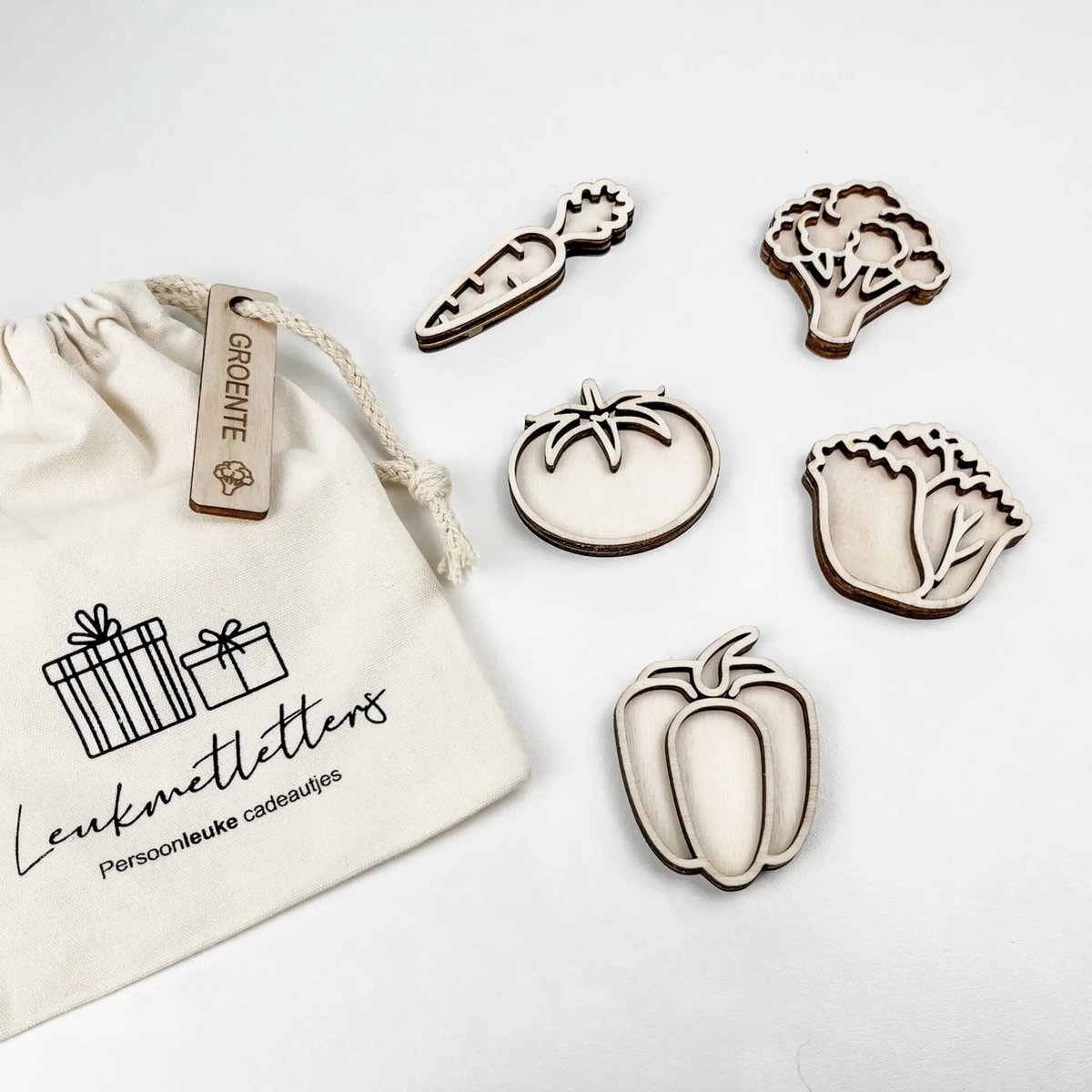 Stempel - Vultray- zand - Groente - Speelbak - Sensorisch - Speelrijst - Montessori - Open ended