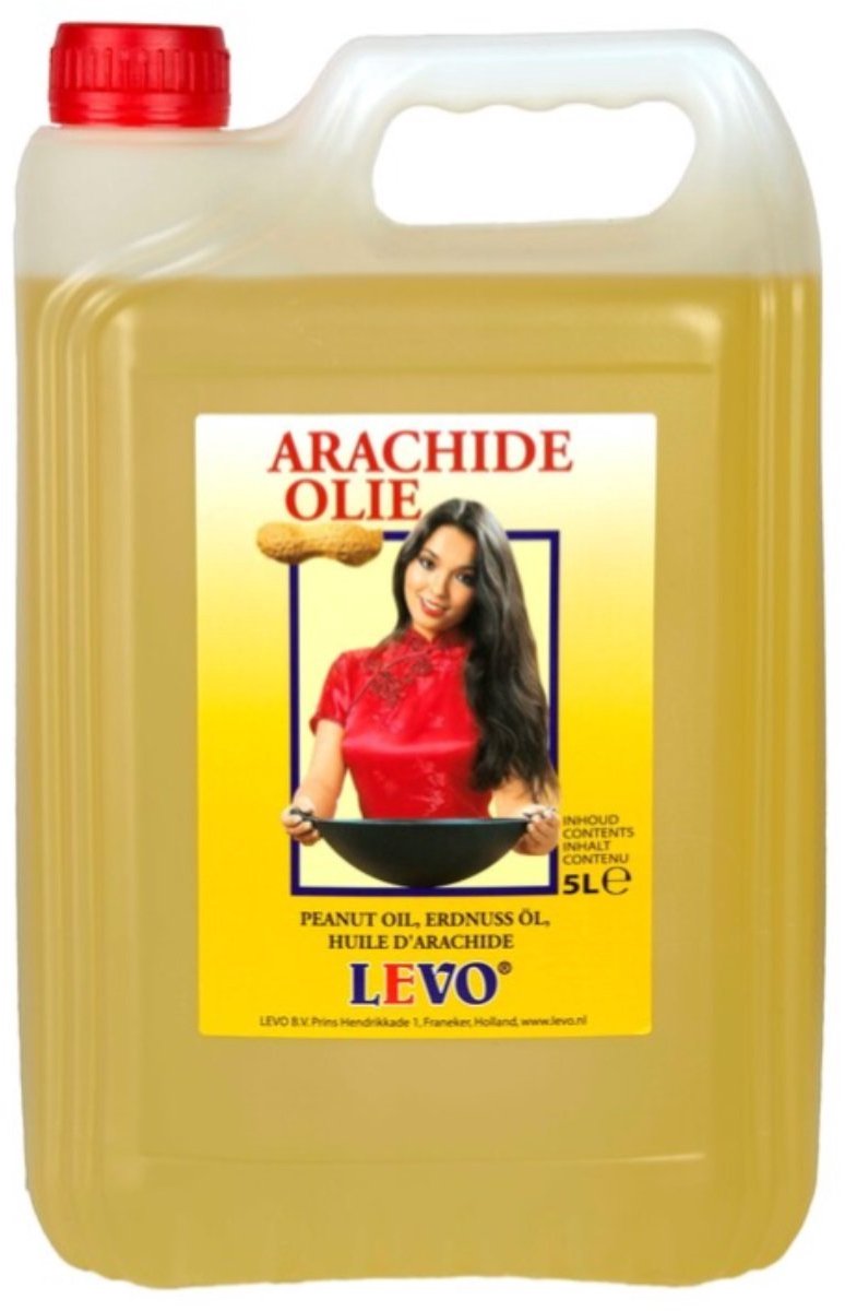 Levo - Arachide olie - 5 liter jerrycan - Olie